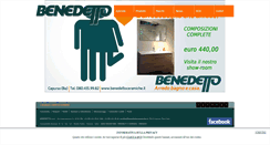 Desktop Screenshot of benedettoceramiche.it