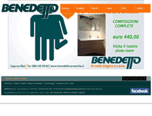 Tablet Screenshot of benedettoceramiche.it